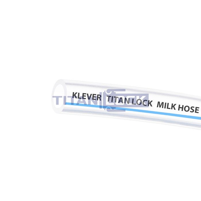 Молочный ПВХ шланг "KLEVER", внутр.д. 15 мм., TL015KL TITAN LOCK
