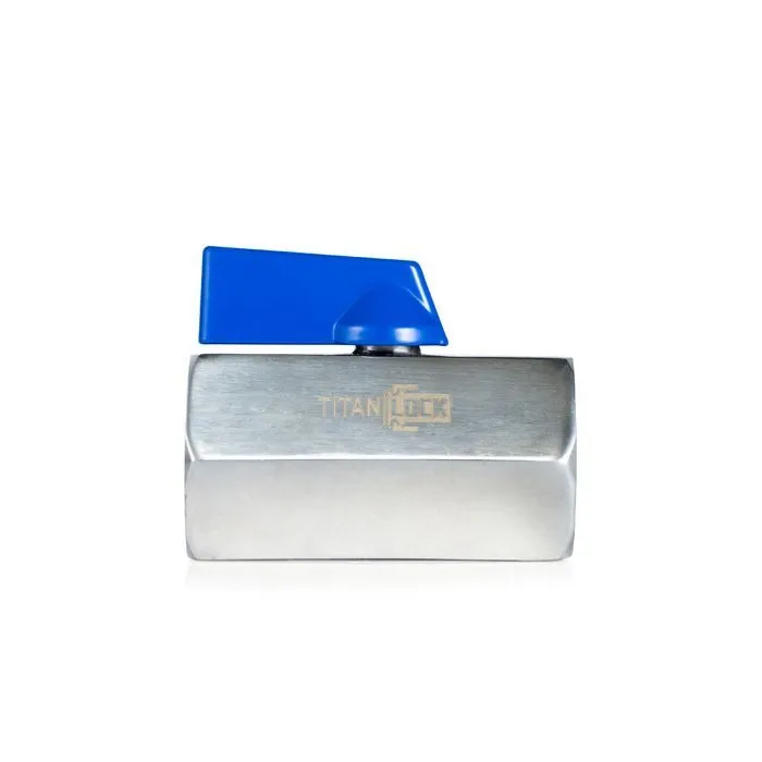 Шаровый кран мини ВР-ВР, резьба BSP 1", нерж. сталь, TL1MBV-FF TITAN LOCK