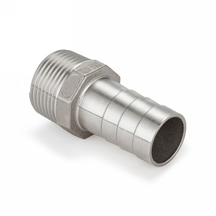 Ниппель для шланга нержавеющий (AISI304) 1/2"x13мм, TL050HTM TITAN LOCK