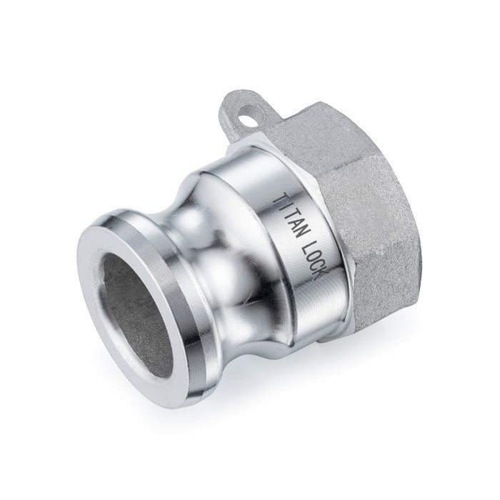 Камлок алюминиевый тип А ниппель, внутр. резьба BSP 1", TL100AAL TITAN LOCK