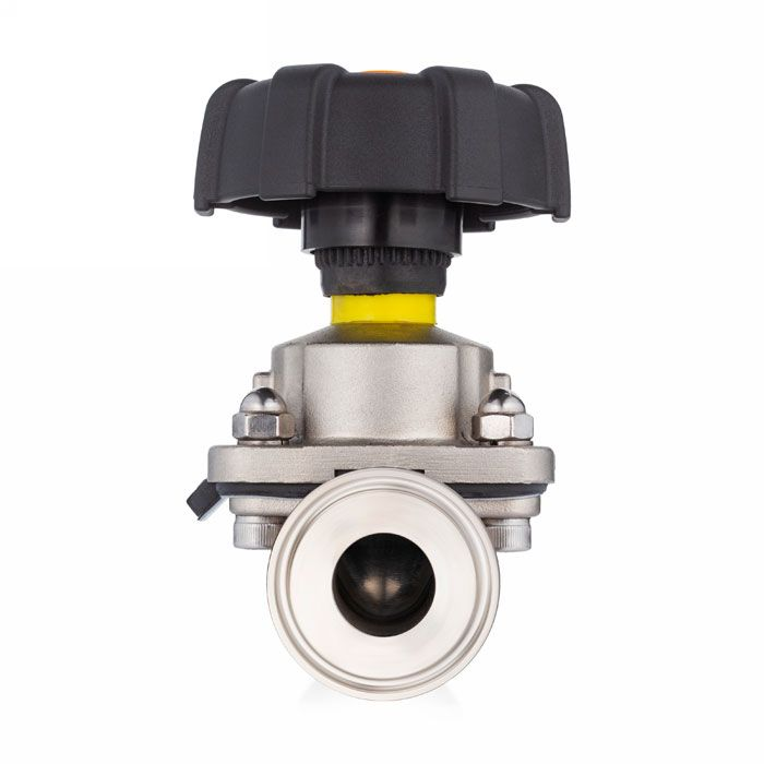 Мембранный клапан нерж.316 типа clamp-clamp, DN10 DIN TL10DVCLSS TITAN LOCK