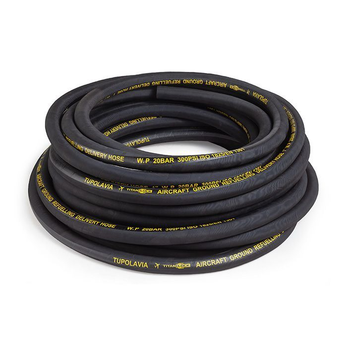 Рукав для авиационного топлива и заправки самолетов TUPOLAVIA, напорный, внутр. диам. 63мм, -30C, 20 Бар, TL063TUP TITAN LOCK
