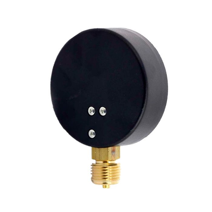 Манометр стандартный пластиковый, 16/0,2 Бар, корп.100мм, креп.снизу 1/2, TLPPG100D1/2 TITAN LOCK