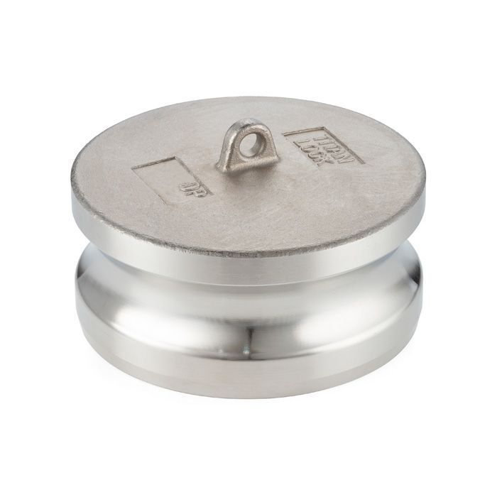 Камлок нержавеющий тип DP, заглушка для розетки 3", AISI316, TL300DPSS316 TITAN LOCK