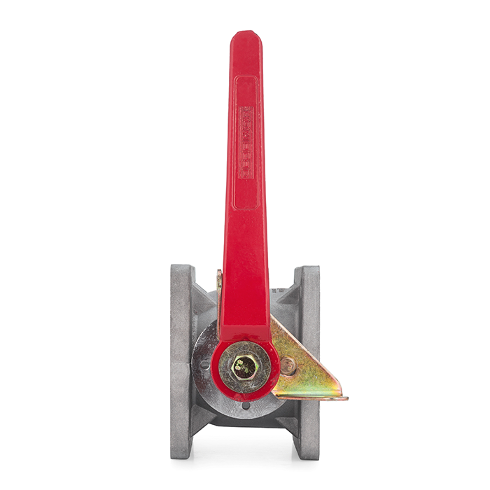 Кран шаровый для бензовоза, квадратный фланец, алюм., DN75, TL300BVSF-AL TITAN LOCK