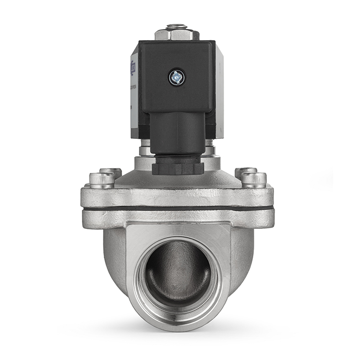 Соленоидный клапан нормально-открытый, прямого действия, 220В, PN10, Нерж.304/FKM, DN40, TLSO40/10FK1S-J TITAN LOCK