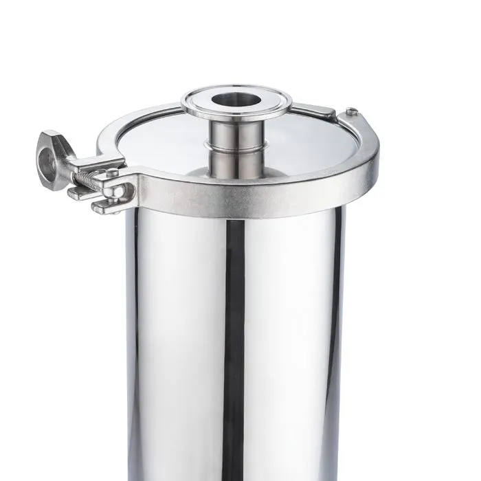 Пищевой фильтр нержавеющий прямой, под Clamp, DN65 TLFS65CL-S TITAN LOCK