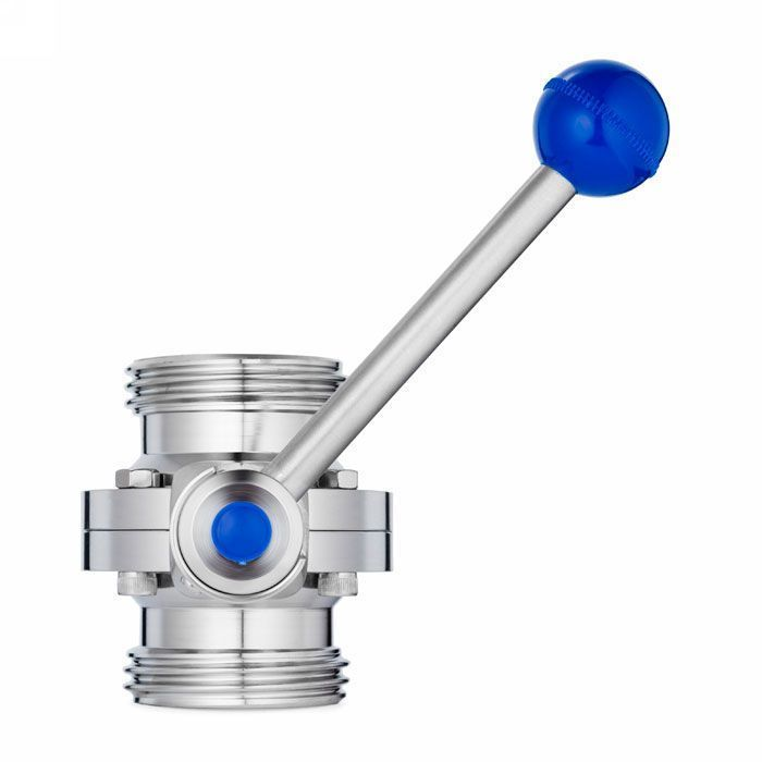 Кран шаровый нержавеющий (AISI304) DN40, типа резьба-резьба, DIN TLHBV038THS TITAN LOCK