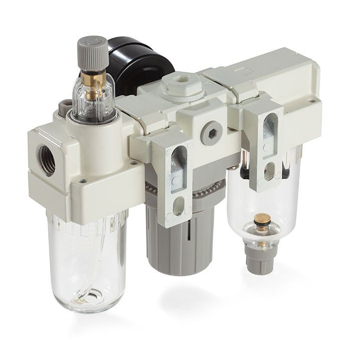 Блок подготовки воздуха AC 2000-02, 1/4" 500 л/мин, TLP-AC2000-02 TITAN LOCK