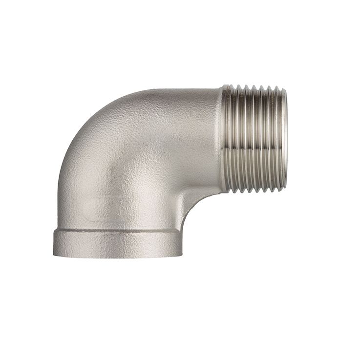 Отвод 90° нержавеющий (уголок) НР/ВР, 3/4" AISI304 TL075ELMF TITAN LOCK 