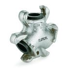 Тройник соединительный "GERMES" (AIR KING), сталь, TLGYCPL TITAN LOCK