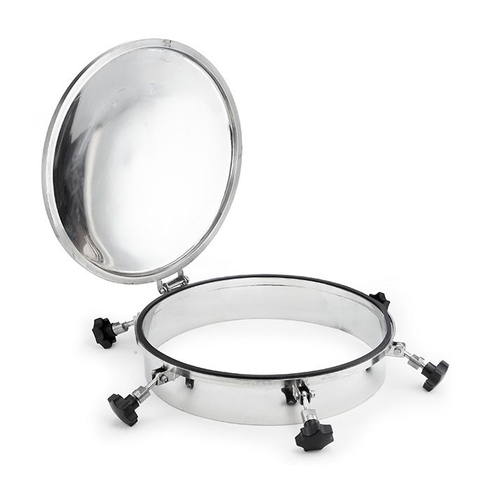 Люк круглый под давление нержавеющий DN500, пласт.ручки, TLTK500SHP TITAN LOCK