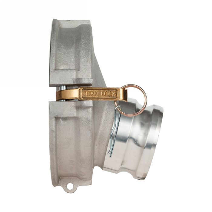 4in переходник гравитационный для API адаптера, с камлоком 3in алюминий TL400GA300AL TITAN LOCK