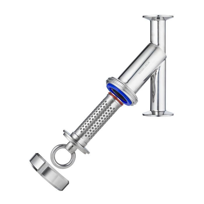 Фильтр-грязеуловитель нержавеющий, под Clamp, DN65 нерж.304, TLFD65CL-S TITAN LOCK