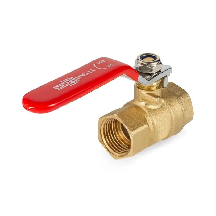1in, шаровый кран, резьба BSP, латунь TL100BVBR TITAN LOCK