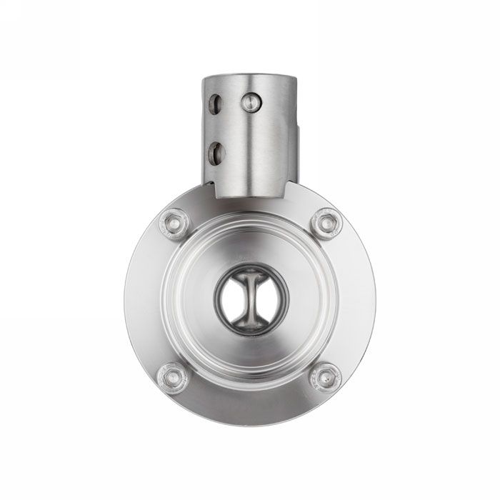 Затвор дисковый нержавеющий (AISI304) DN150, типа clamp-clamp TLSD150CLS TITAN LOCK