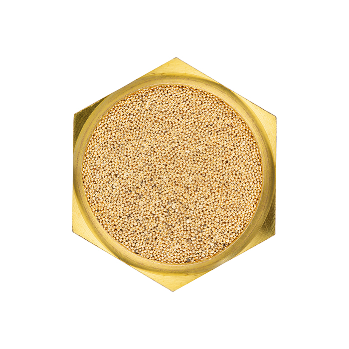 Пневмоглушитель, наруж.резьба M5, латунь, тип BSLM, TLP-BSLM-05 TITAN LOCK