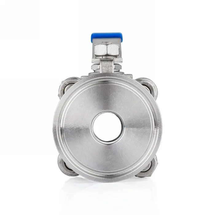 Трехсоставной шаровый кран из нержавеющей стали (AISI 304) типа "clamp-clamp", 3", TL300TPBVSS-CL TITAN LOCK