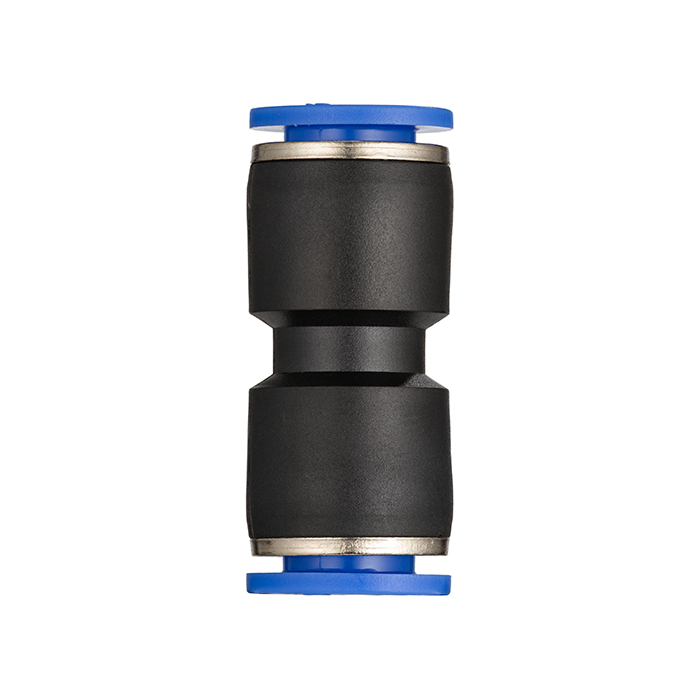 Фитинг цанговый прямой, 8 мм, пластик, тип PUC, TLP-PUC8 TITAN LOCK