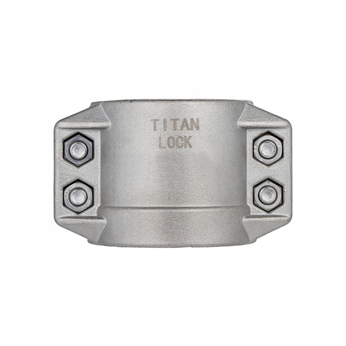 Усиленный 4-х болтовый хомут, нерж. сталь, TL32X6SS TITAN LOCK