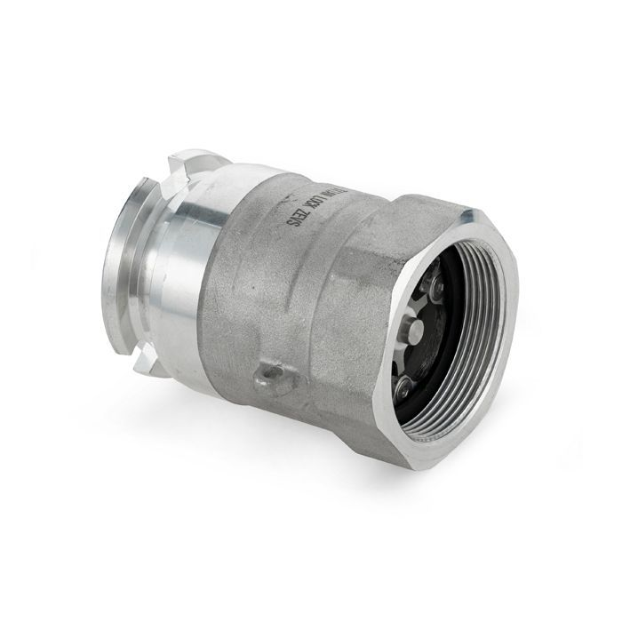 Соединение ZEVS ("сухой" разъем) ниппель, 4in, BSP, материал нерж.сталь. TLDDA400-SS TITAN LOCK