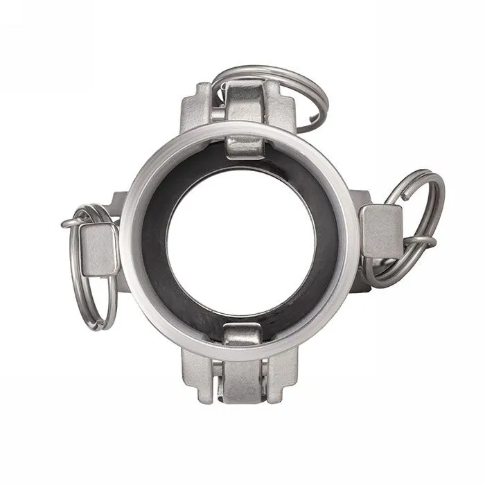 Камлок нержавеющий тип DD (переходник розетка 4" х розетка 4"), AISI316, TL400DDSS TITAN LOCK