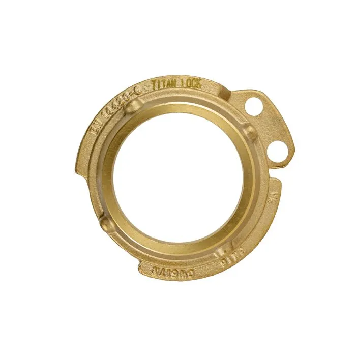 Соединение TankWagen, комплект (штуцер VK + штуцер под рукав), латунь, TLVKS100BR TITAN LOCK