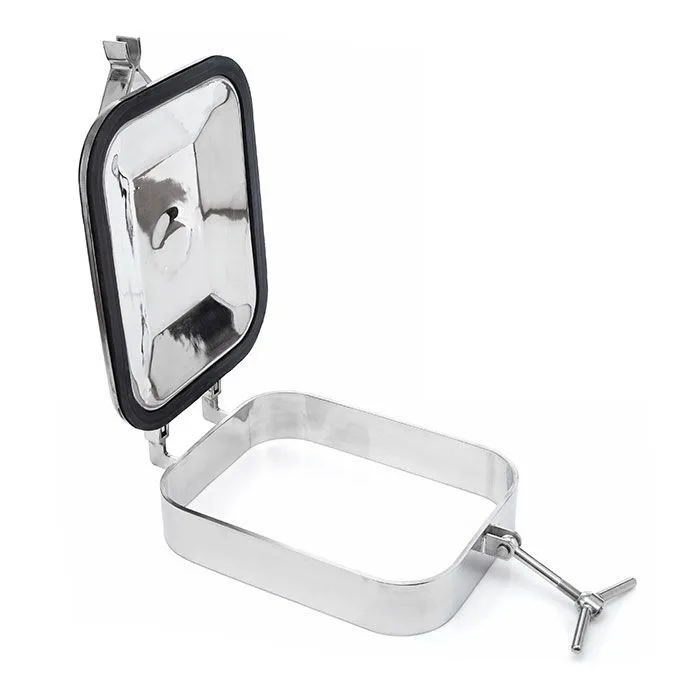 Люк прямоугольный под давление нерж.304, 760х460 мм TLTR76X46SP TITAN LOCK