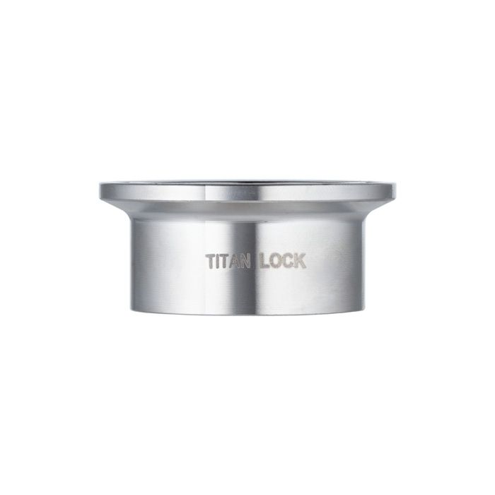 Штуцер CLAMP под приварку DN32 нерж. 316, DIN TL32CLW TITAN LOCK