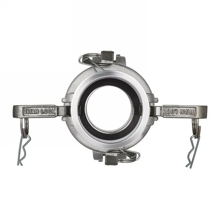 Камлок нержавеющий тип DD (переходник розетка 3" х розетка 4"), AISI316, TL3040DDSS TITAN LOCK