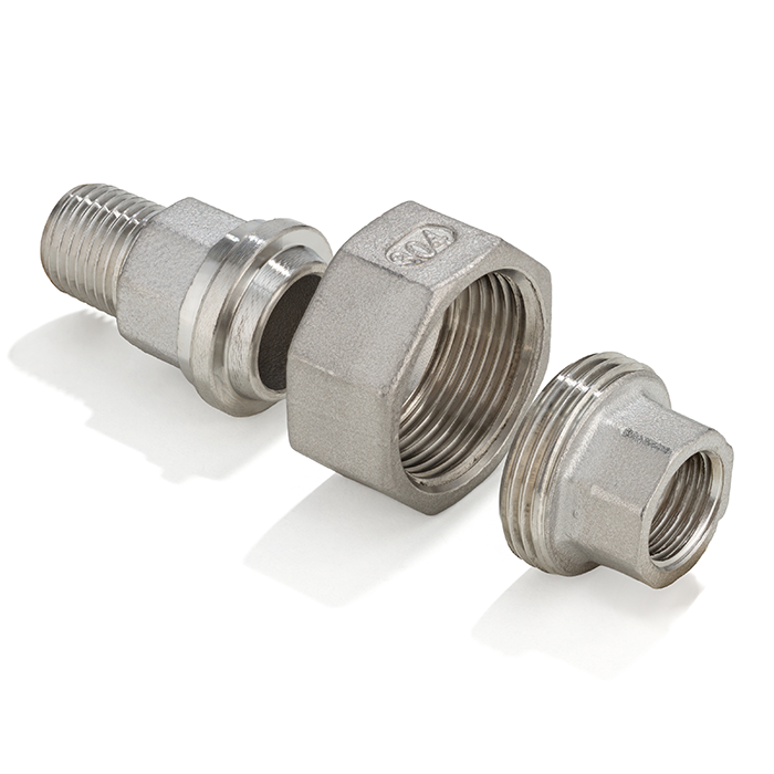 Американка конусная нержавеющая (AISI304) 1", ВР/НР TL1UFMC TITAN LOCK