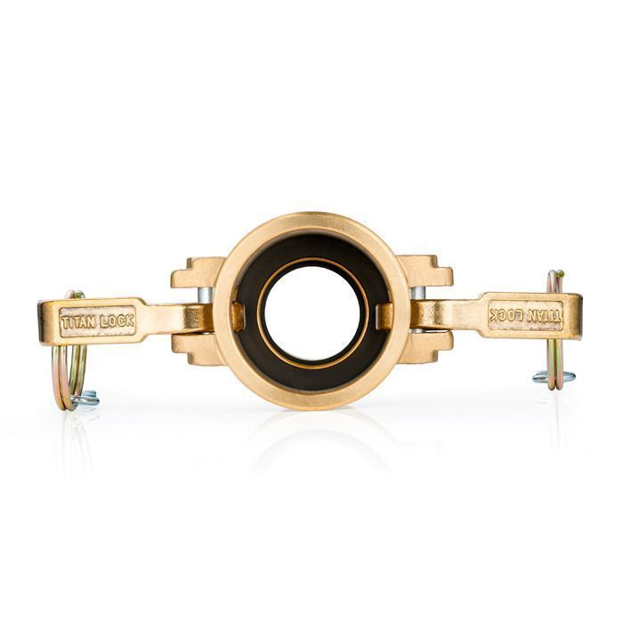 Камлок латунный тип B розетка, наруж. резьба BSP 1/2", TL50BBR TITAN LOCK