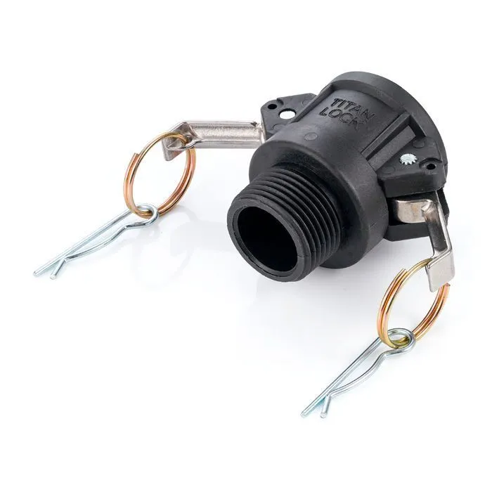 Камлок полипропиленовый тип B розетка, наруж. резьба BSP 1", TL100BPP TITAN LOCK