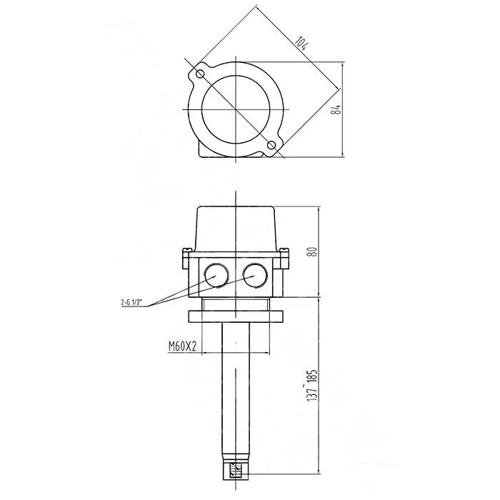 Оптический датчик предотвращения перелива, 5-ти проводной, длина 12in, TL1200SO-5 TITAN LOCK