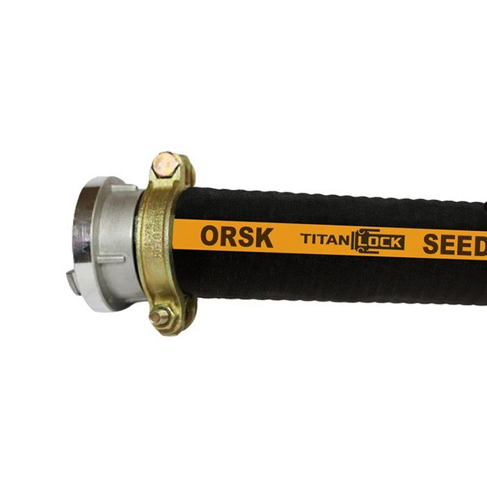 Гофрированный рукав для зерна и сыпучих абразивных продуктов "ORSK" вн.диам. 76 мм., TL076OS TITAN LOCK