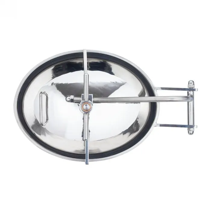 Люк овальный под давление нерж.304, 430x330 мм, внутр. открытие TLTOI43X33SP TITAN LOCK