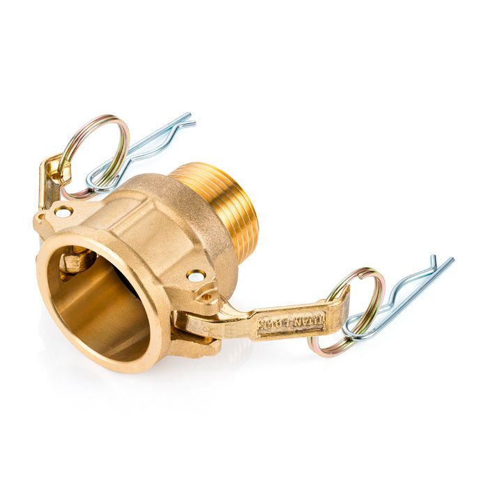 Камлок латунный тип B розетка, наруж. резьба BSP 2 1/2", TL250BBR TITAN LOCK