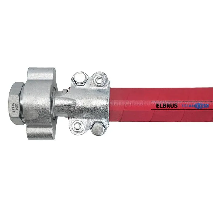 1in, Рукав для пара  «ELBRUS», внутр. диам. 25мм, 18bar, + 210 град, TL025EL TITAN LOCK