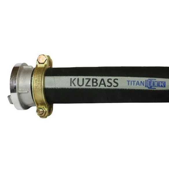 3in, Рукав для сыпучих материалов и абразива «KUZBASS», внутр. диам. 76мм, 10bar, н/в, TL076KB TITAN LOCK