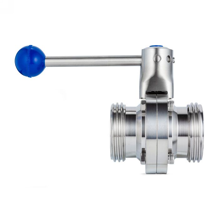 Кран шаровый нержавеющий (AISI304) DN100, типа резьба-резьба, DIN TLHBV100THS TITAN LOCK