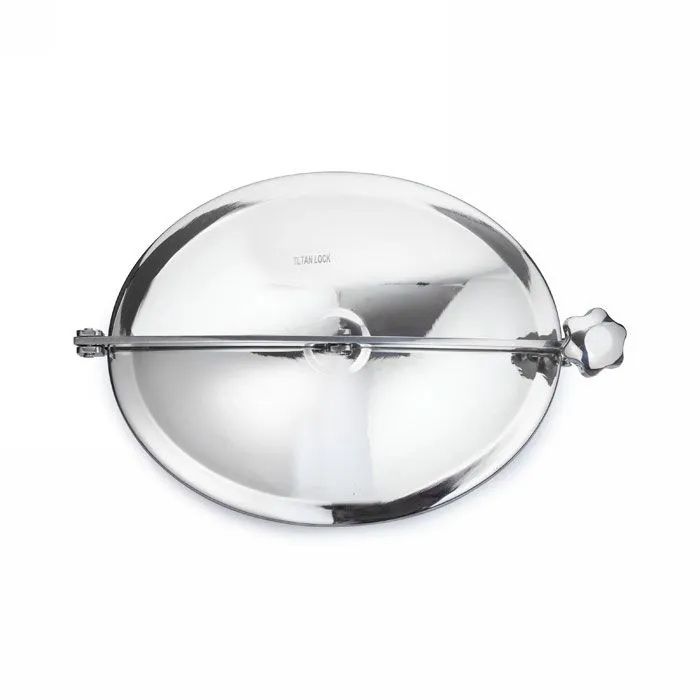 Люк овальный нерж.304, 630x520 мм TLTO63X52S TITAN LOCK