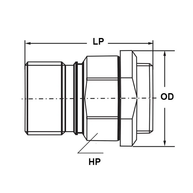 1in, БРС серия I (CVE) резьбовая, ниппель, оцинк. cталь TL8IM TITAN LOCK