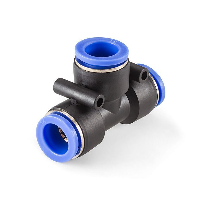 Фитинг цанговый Т-образный, 12 мм, пластик, тип PUT, TLP-PUT12 TITAN LOCK