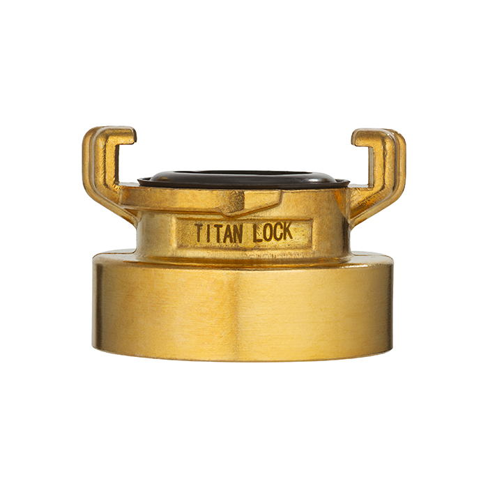 Универсальное соединение для воды NEPTUN (GEKA) с внутренней резьбой BSP 1 1/2", латунь, TLNPF1.1/2-BR TITAN LOCK