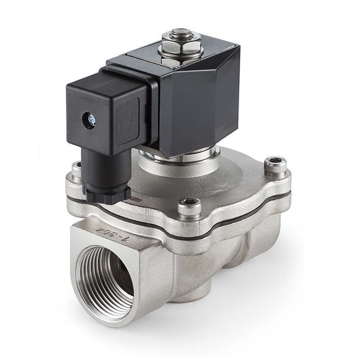 Соленоидный клапан нормально-открытый, прямого действия, 220В, PN10, Нерж.304/FKM, DN40, TLSO40/10FK1S-J TITAN LOCK