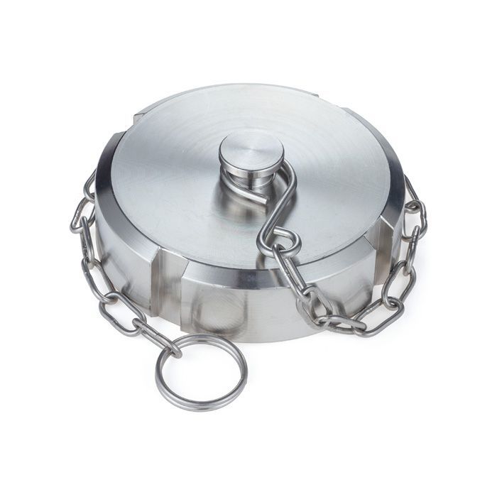 Молочная гайка глухая с цепочкой SMS 1" нерж. 304 TL1NBCHS-S TITAN LOCK