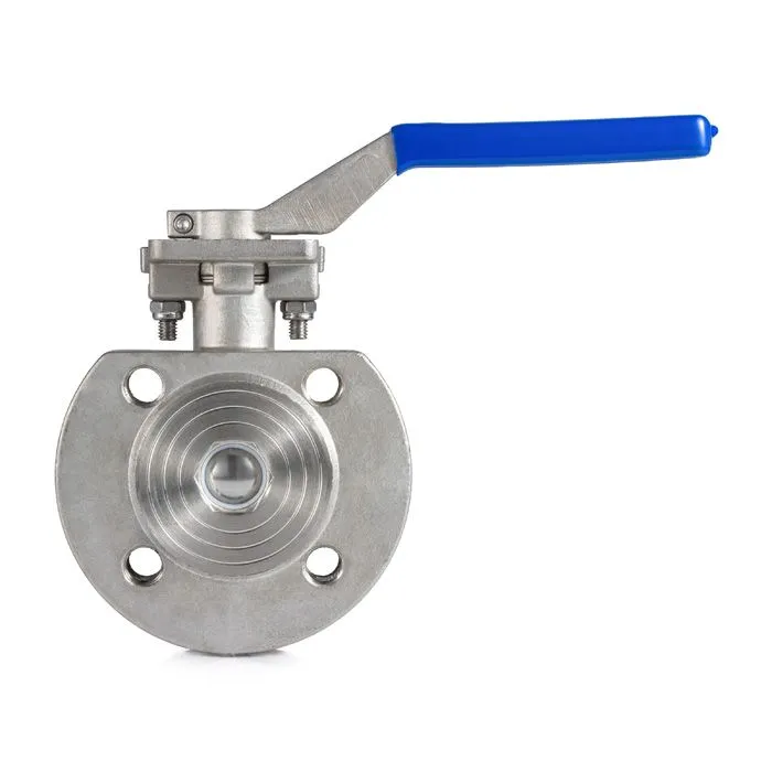 Кран шаровый межфланцевый нерж 304, DN20 TL020BVFS TITAN LOCK