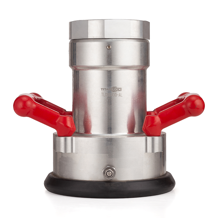 Соединение ZEVS ("сухой" разъем) розетка, 4in, BSP, материал алюм. TLDDC400-AL TITAN LOCK