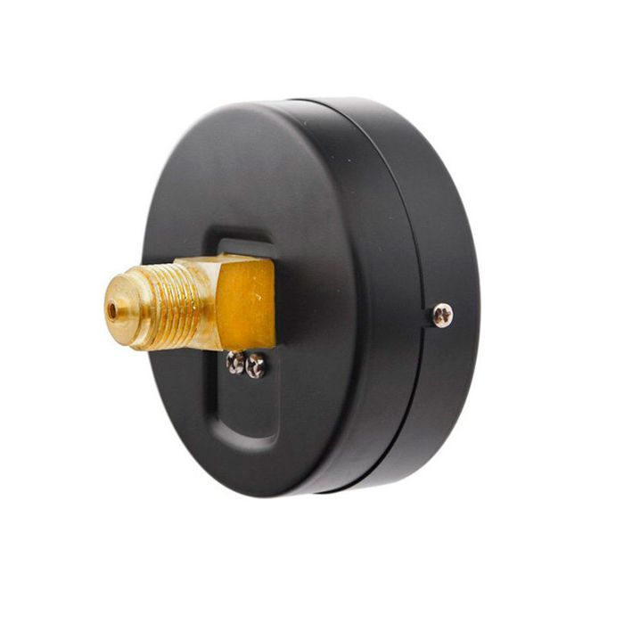 Манометр стандартный пластиковый, 16/0,2 Бар, корп.100мм, креп.сзади 1/2, TLPPG100B1/2 TITAN LOCK