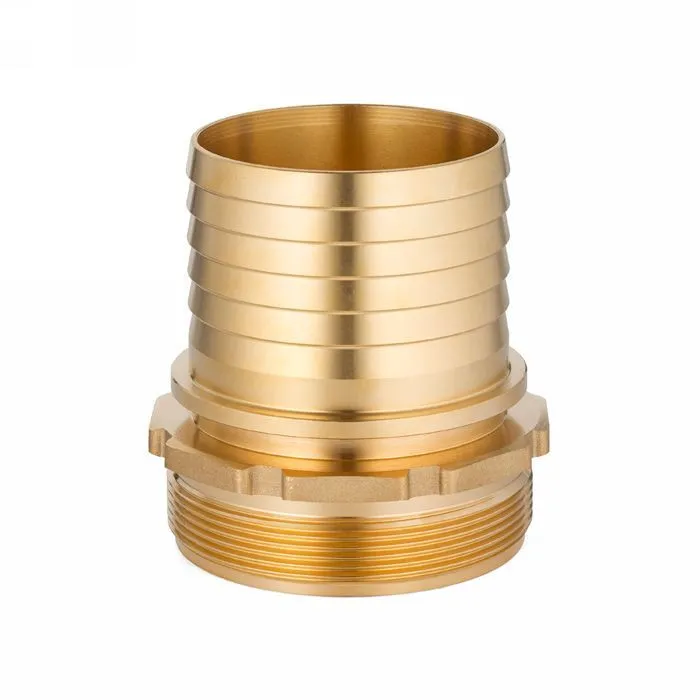 4in, штуцер с наружной резьбой под рукав, латунь, TLSM100BR TITAN LOCK